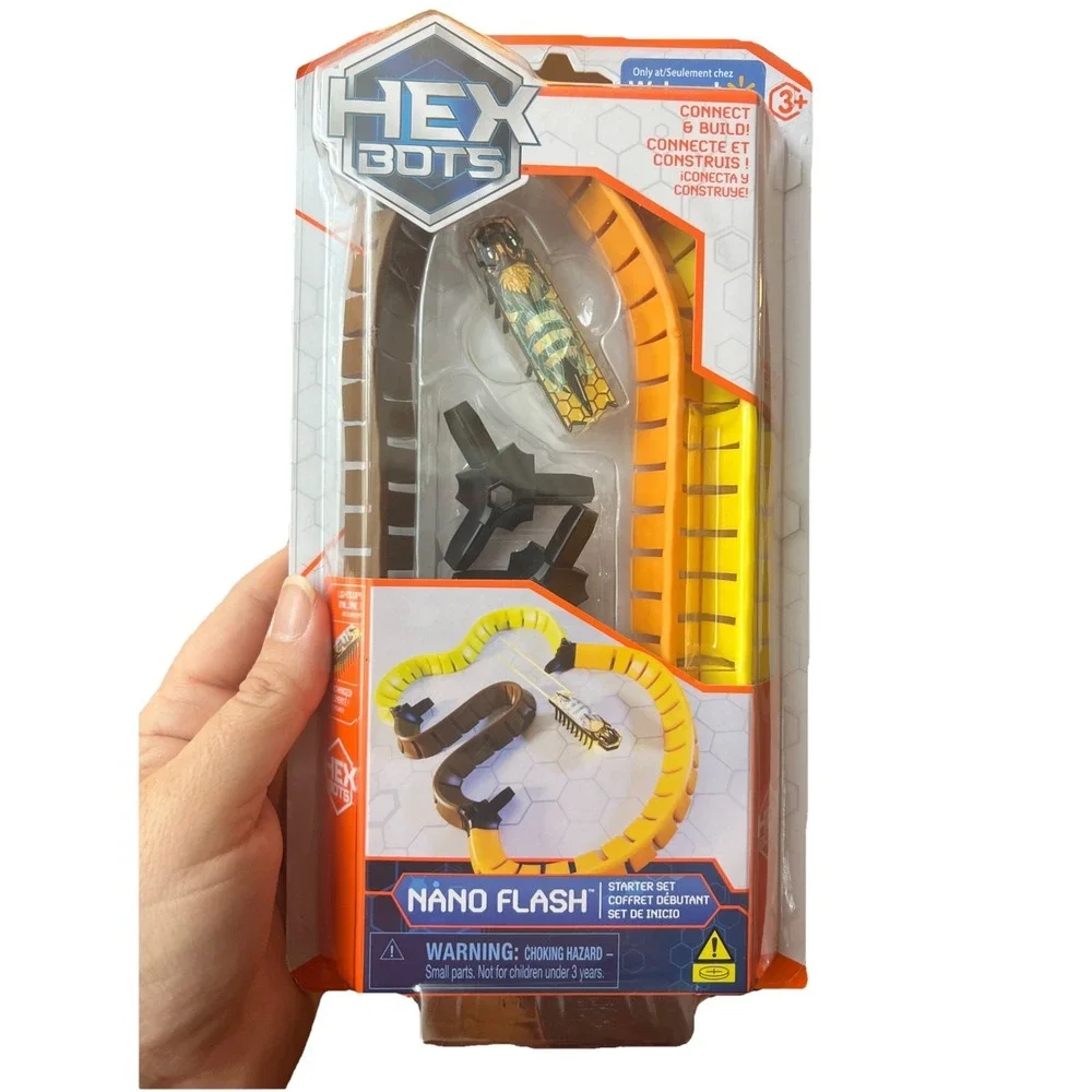 Hex Bot Bee starter set Series One NANO FLASH New In Box Lights Up Supercharged